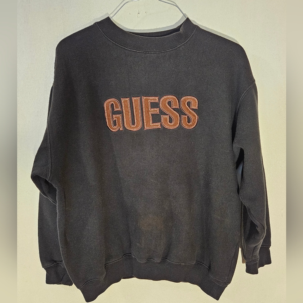 Guess Women's Black Sweat Shirt
